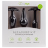 EasyToys Anal Collection Kit de 3 plugs Pleasure Noirs